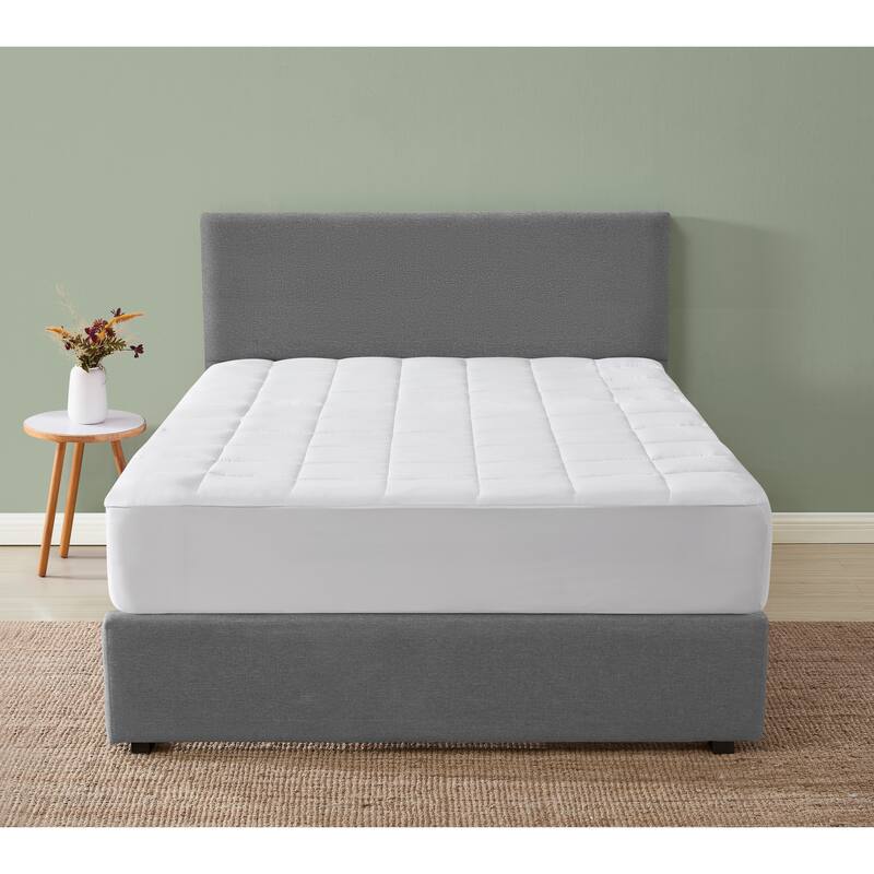 Truly Soft Waterproof and Moisture Wicking Mattress Pad - White