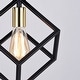 preview thumbnail 10 of 11, Deering 10.25-in W LED Compatible Matte Black and Gold Satin Brass Contemporary Flush Mount Ceiling Light Fixture