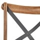 preview thumbnail 3 of 13, Simple Living Constance Solid Wood X-Back Dining Chairs (Set of 2)