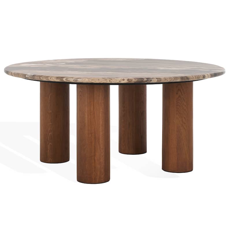 SAFAVIEH Couture Tylee Round Marble Coffee Table - 36"W x 36"D x 16"H