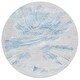 preview thumbnail 13 of 13, SAFAVIEH Handmade Fifth Avenue Idske Mid-Century Modern Wool Rug 6' Round - Beige/Blue - Round