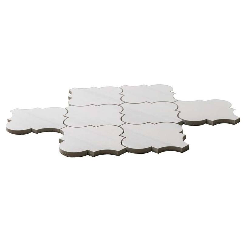 The Tile Life Stately Arabesque 11x12 Porcelain Floor, Wall & Backsplash Tile