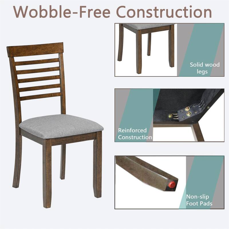 Wooden Dining Chairs Set of 4