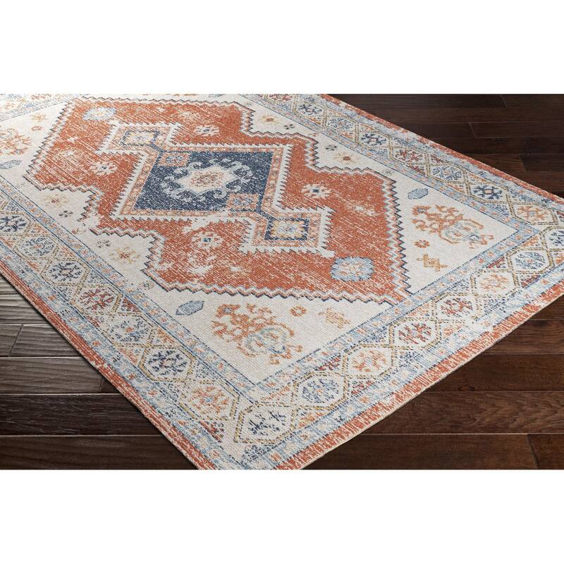 Livabliss Huntington Beach Bohemian Tribal Indoor / OutdoorArea Rug