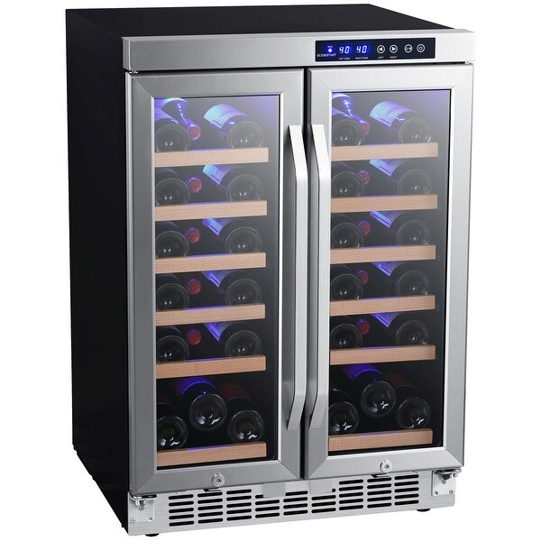 Shop Edgestar Cwr362fd 24 Wide 36 Bottle Built In Wine Cooler