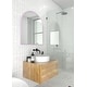 preview thumbnail 16 of 30, Glass Warehouse Arched Stainless Steel Framed Wall Mirror