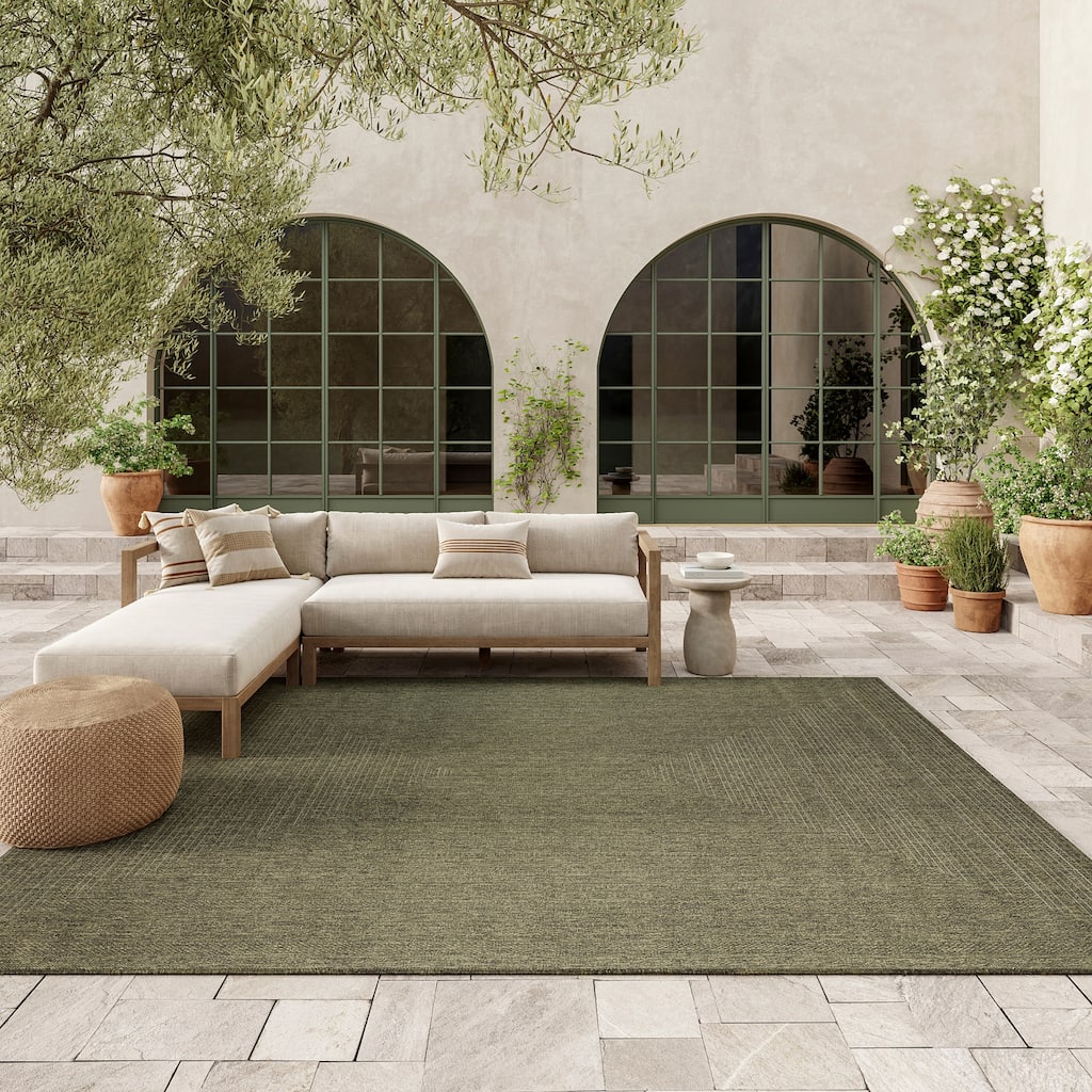 Nourison Tulum Indoor/Outdoor Geometric Area Rug