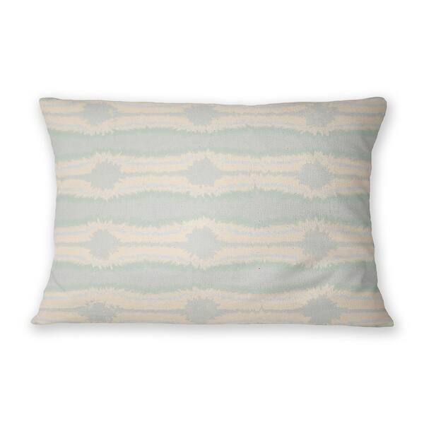 CRYSTAL STRIPE BLUE Outdoor Lumbar Pillow By Kavka Designs Bed Bath