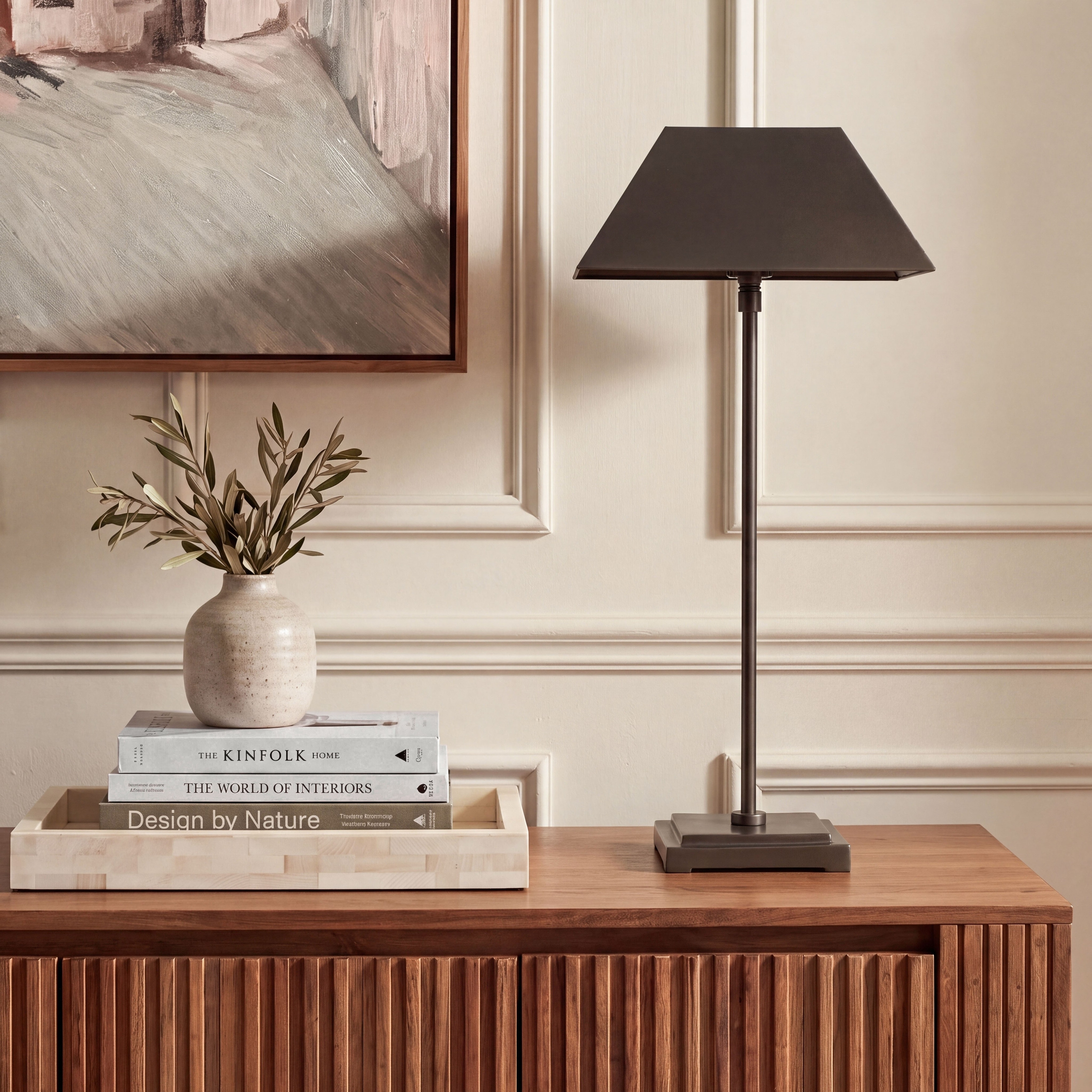 SAFAVIEH Lighting Lleo Industrial Metal Table Lamp, 25-Inch - 10"W x 10"D x 25"H