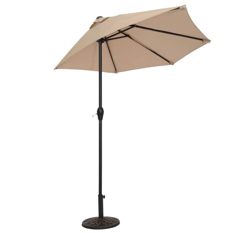 Patio Central Umbrella Cantilever Umbrella Rust Proof Iron