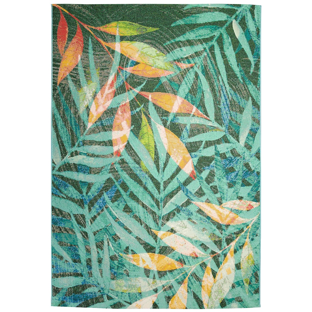 Liora Manne Marina Leaves Indoor/Outdoor Rug