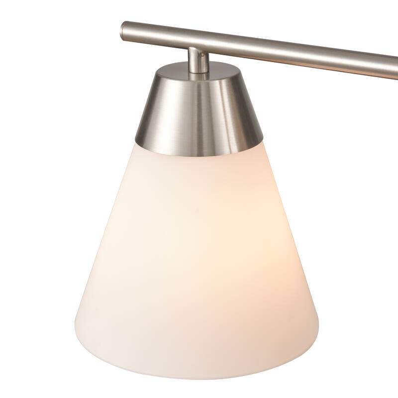 Elk Home Vivica Black With Clear Glass Cone Shade 3 Light Vanity Light