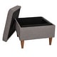 preview thumbnail 12 of 20, Atley Upholstered Ottoman with Storage and Solid Wood Legs