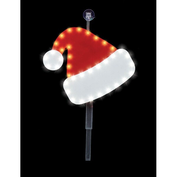 Plastic on sale santa hat