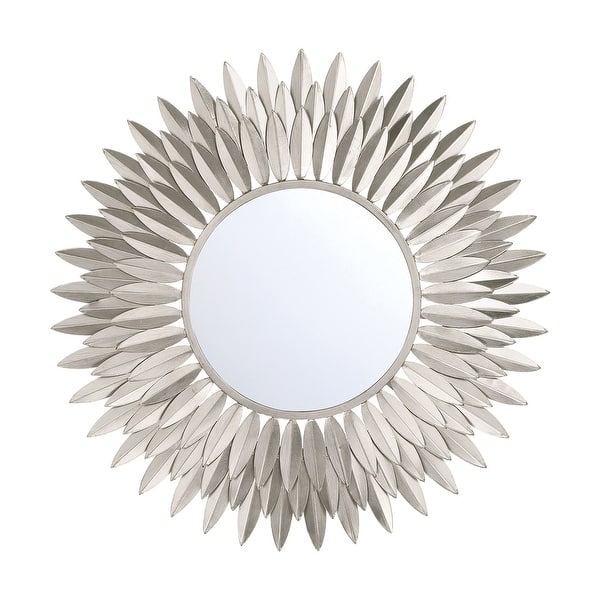 slide 2 of 9, Crystorama Lighting Group BRH-M524 Broche 24" Sunburst Flat Steel Antique Silver