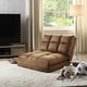 preview thumbnail 5 of 58, Loungie Microsuede 5-position Convertible Flip Chair/ Sleeper