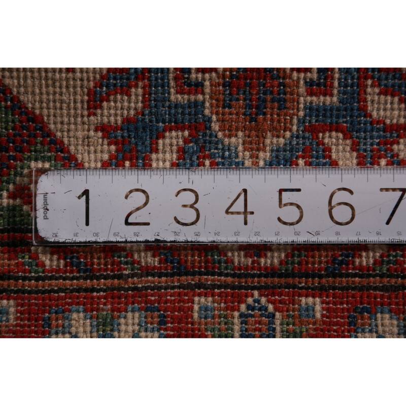 Ivory Kazak Oriental Foyer Rug Handmade Wool Carpet - 2'0"x 3'0"