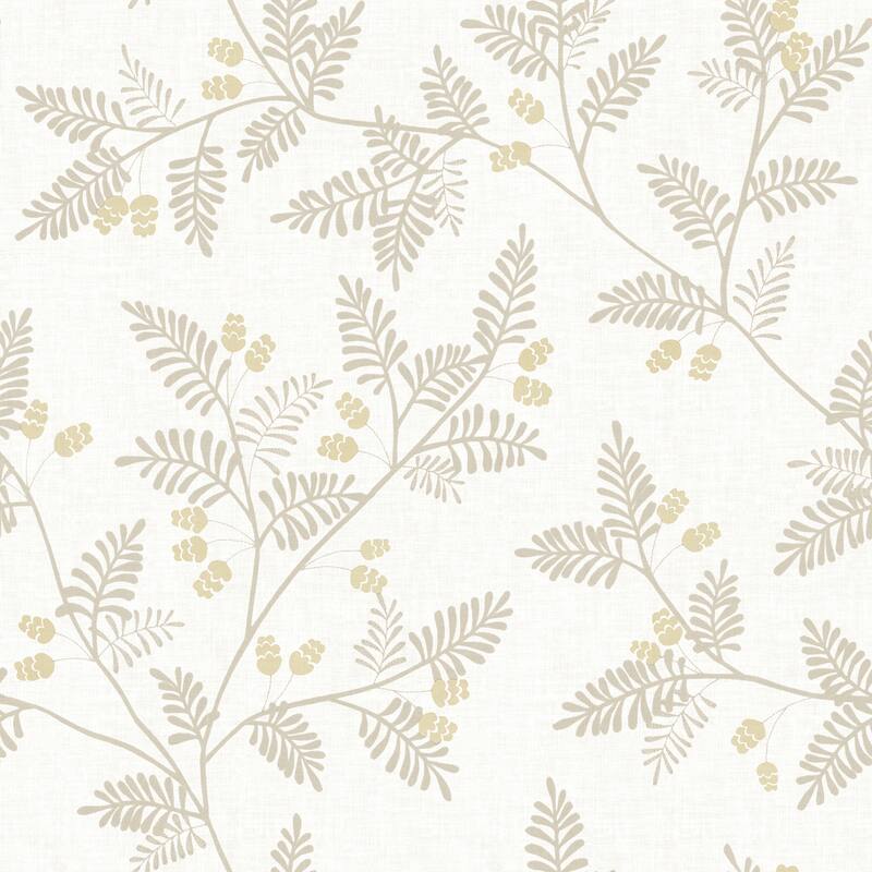 A-Street Prints Ardell Wheat Botanical Wallpaper