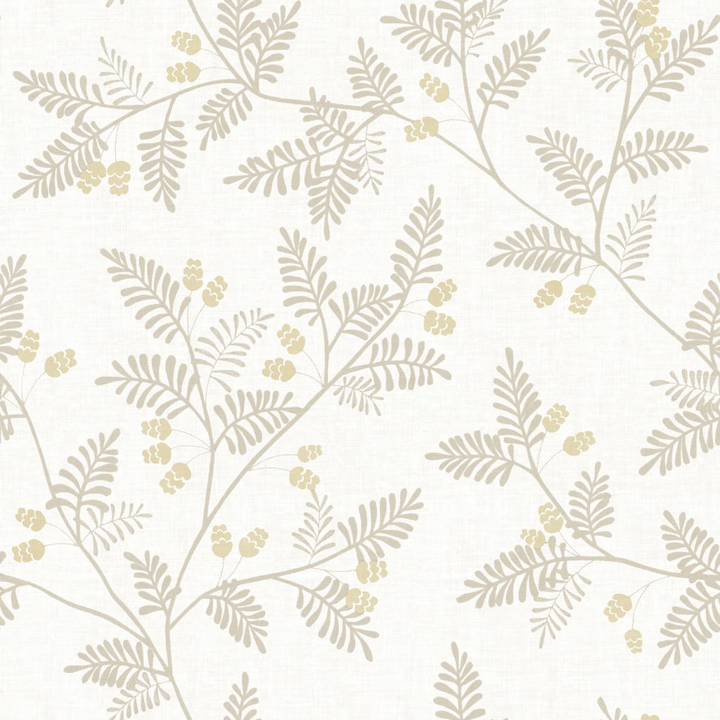 A-Street Prints Ardell Wheat Botanical Wallpaper