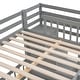 preview thumbnail 35 of 33, Modern Full Over Twin Bunk Bed With Desk,Drawers and Shelves,Storage-Savy Design