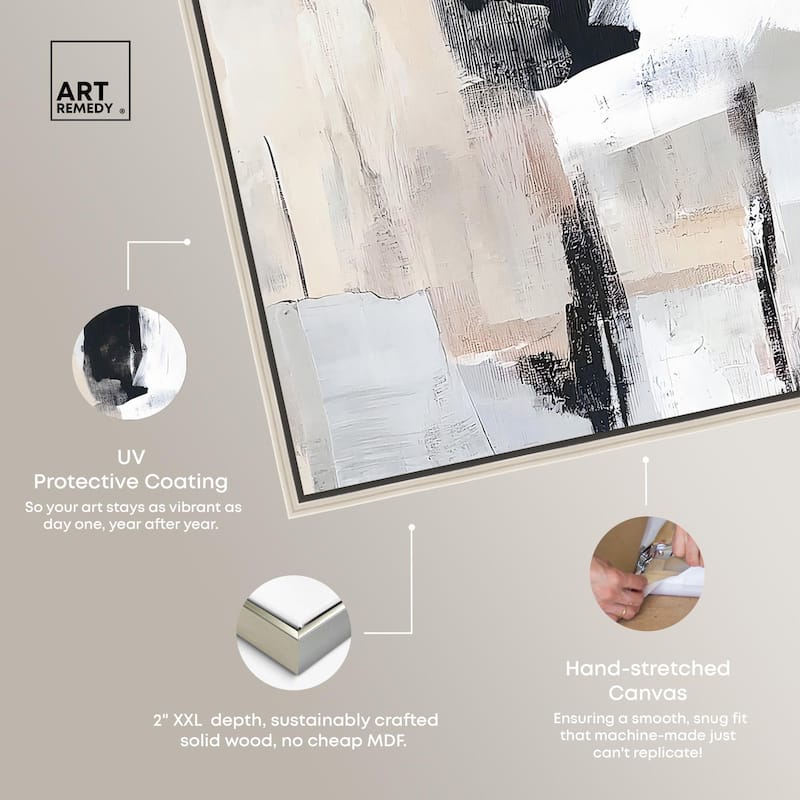 Endless Contrast Canvas Set of 2 by Art Remedy