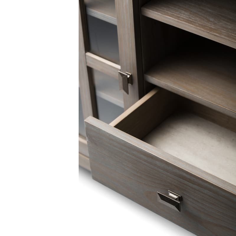 WYNDENHALL Stratford 53-inch Solid Wood TV Media Stand - 53 inch wide