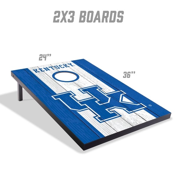 Kentucky Wildcats NCAA Compact 2x3 Tailgate Cornhole Board Set
