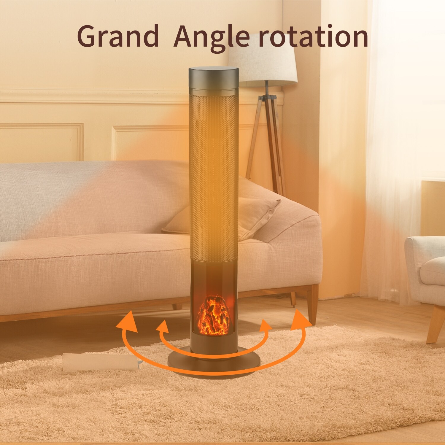 Top Product Reviews for Ainfox Space Heater Electric with Realistic Flame,Portable  Heater with Remote Control - 32440278 - Bed Bath u0026 Beyond