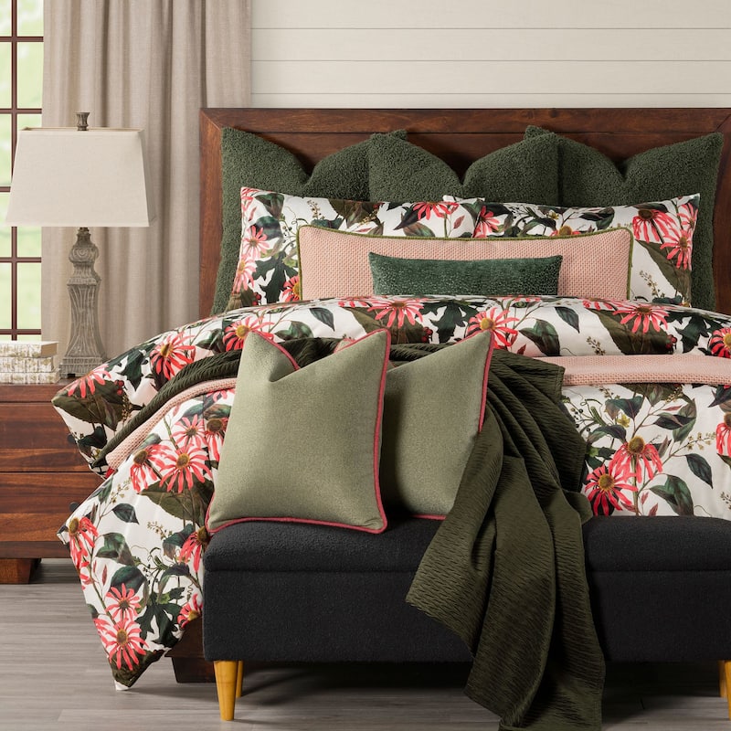 Smithsonian Classic Coneflowers Duvet Set