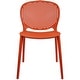 preview thumbnail 56 of 56, Modern Plastic Garden Patio Indoor or Outdoor Dining Stackable Chair UV Protected Armless With Dot Back Surf