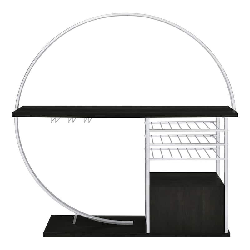 Casey 2-Door Circular LED Home Bar