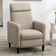 preview thumbnail 2 of 31, Modern PU Leather Adjustable Recliner Chair Glider for Living Room Home Theater