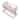 Badger Basket Heirloom Style Doll Cradle with Bedding - White/Pink - 23.75" x 14" x 17"
