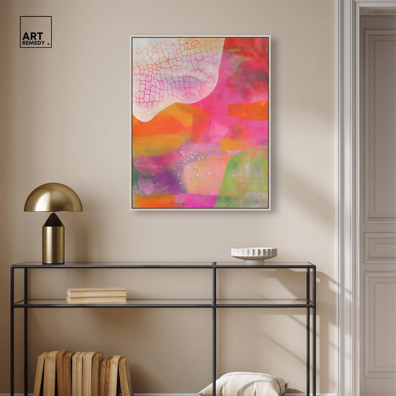 Garnet Gleam III Canvas by Art Remedy