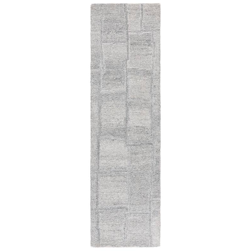 SAFAVIEH Handmade Renewal Shaylee Modern & Contemporary Rug - 2'3" x 8' Runner - Grey