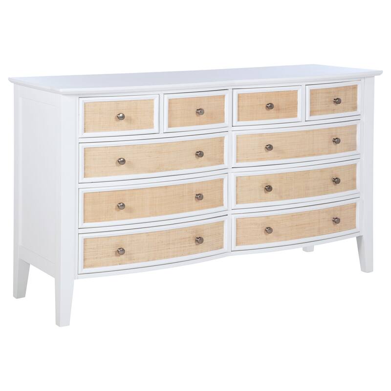 Bexhill 10-drawer Dresser White - Dresser