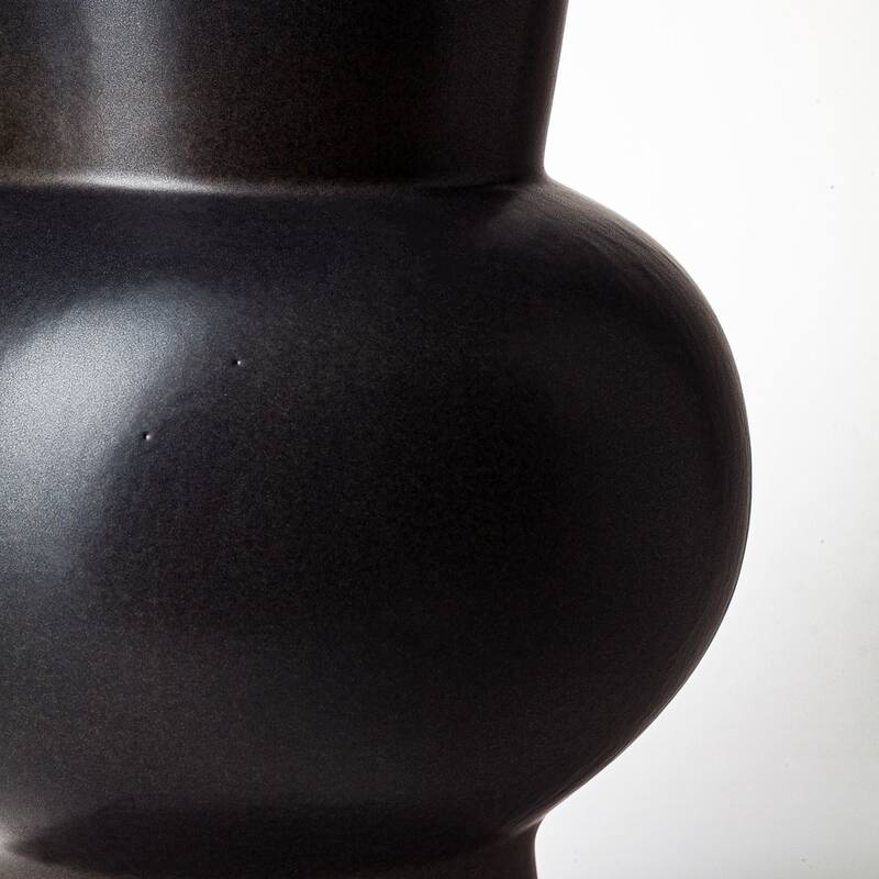 Laforge 5.5L x 5.5W x 9.4H White Ceramic Vase