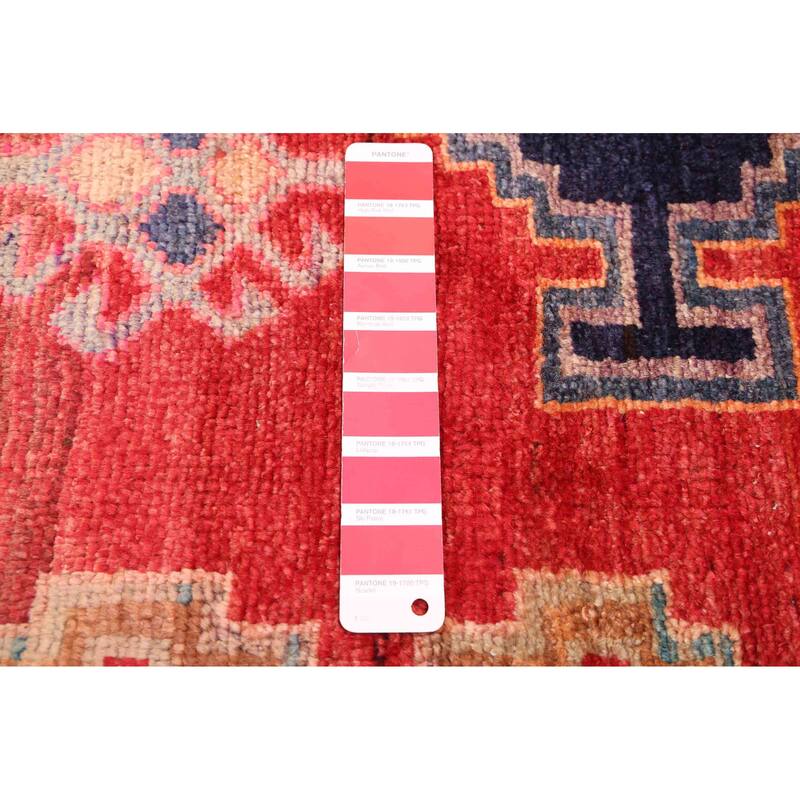 ECARPETGALLERY Hand-knotted Konya Anatolian Red Wool Rug - 5'1 x 8'6