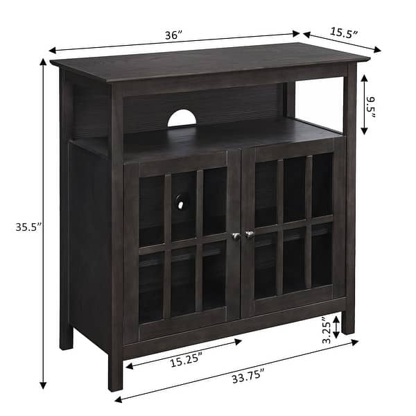 dimension image slide 0 of 6, Copper Grove Angelina 2-door TV Stand
