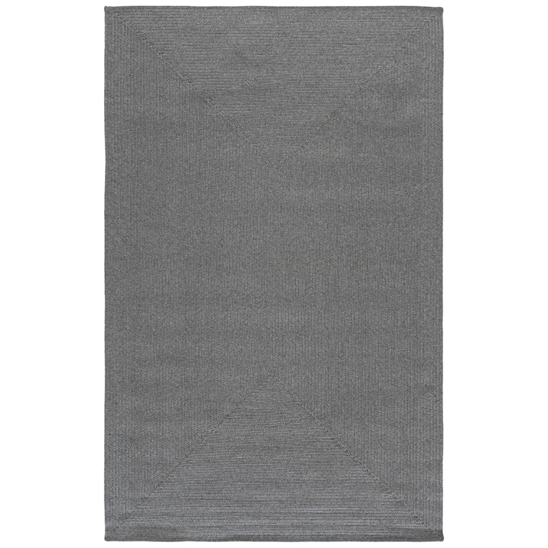 SAFAVIEH Handmade Braided Shabana Casual Lavada Rug - 6' x 9' - Dark Grey