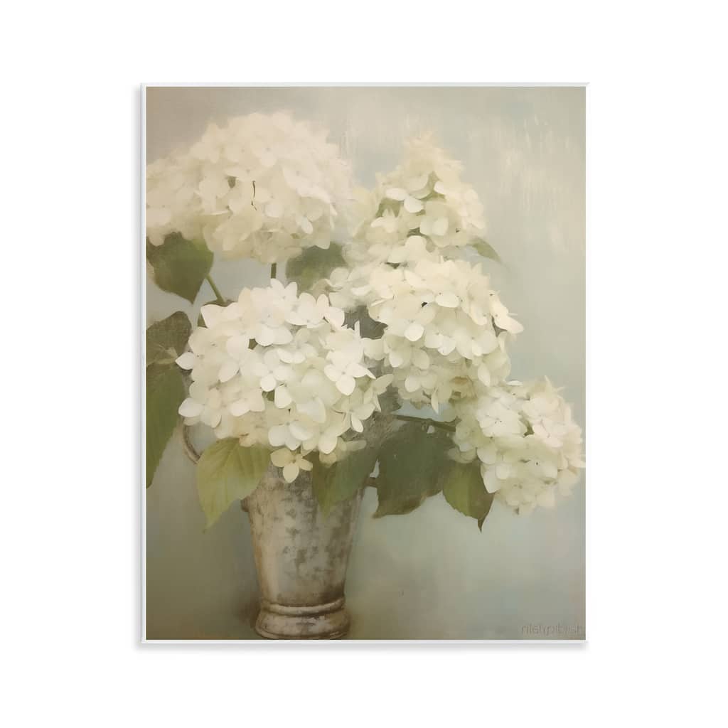 Stupell Faded Country Hydrangeas Wall Plaque Art Design By Arlington Prints