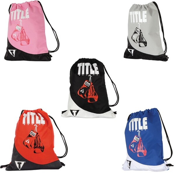 title boxing gym bag