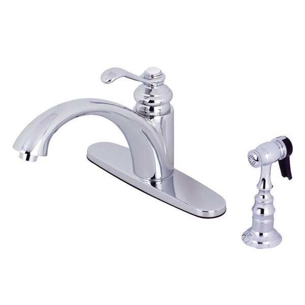 Kingston Brass KS6571TPLBS Templeton 1.8 GPM Centerset Kitchen Faucet - Polished Chrome