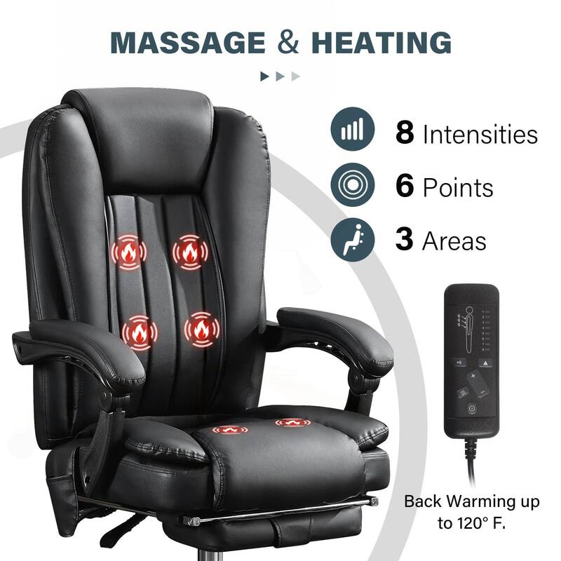 Comfortable Reclining Office Chair with Advanced Massage