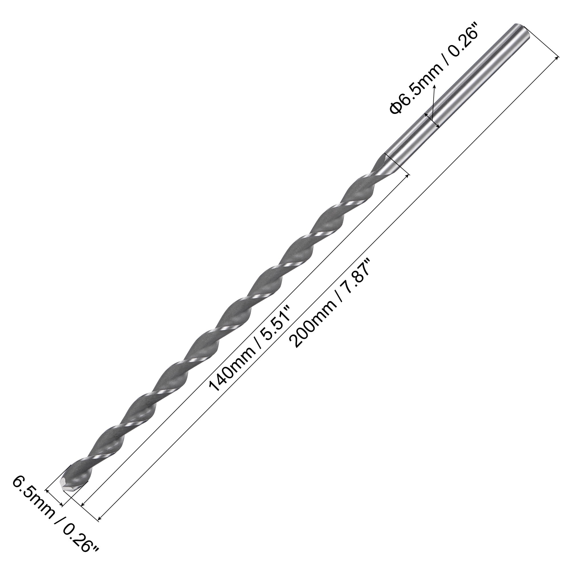 Parabolic shop drill bit