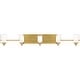 preview thumbnail 1 of 6, Kolt 5-Light Brushed Gold Bath Light