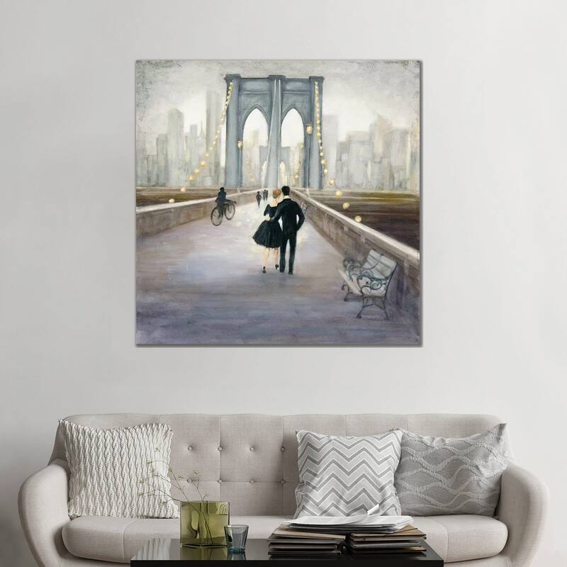 iCanvas "Bridge To New York" by Julia Purinton Canvas Print