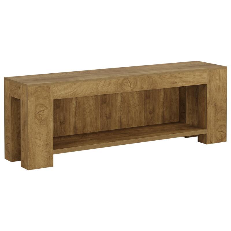 63" Extra Long TV Stand with Storage Shelves, Media Console Entertainment Center for 55/60/65/75-Inch TVs Living Room Bedroom