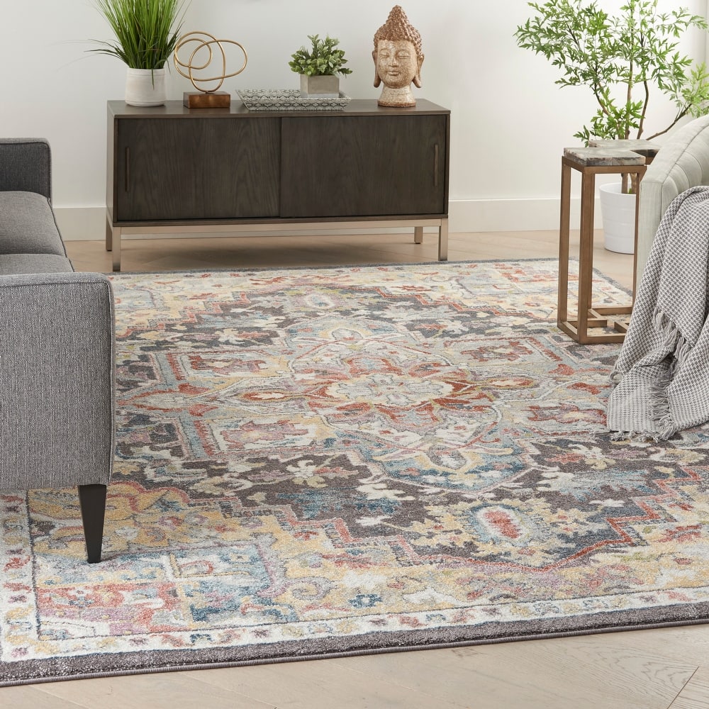 Nourison Soraya Modern Persian Medallion Area Rug