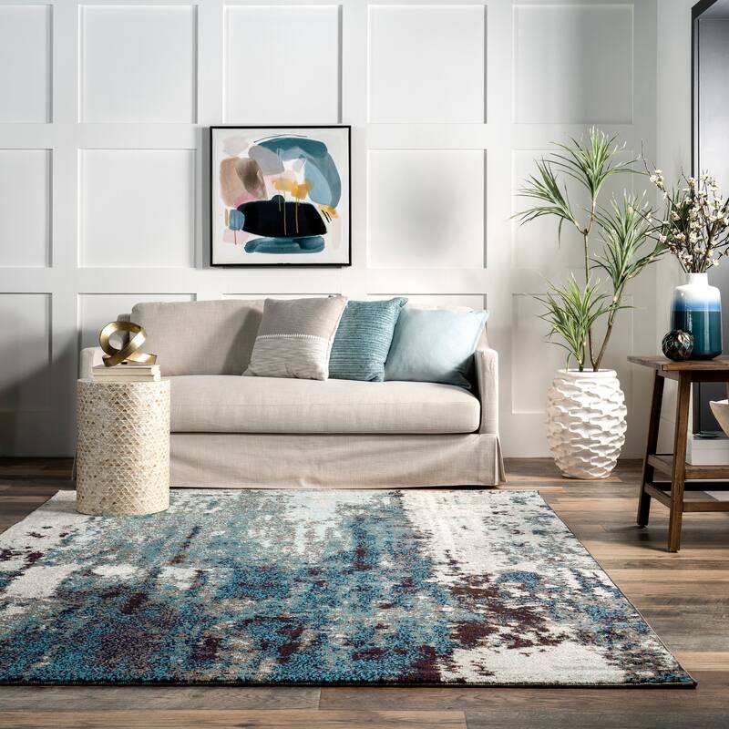 Nuloom Haydee Glacial Abstract Area Rug